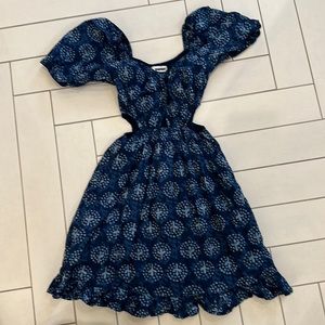 zara dress with cutout
